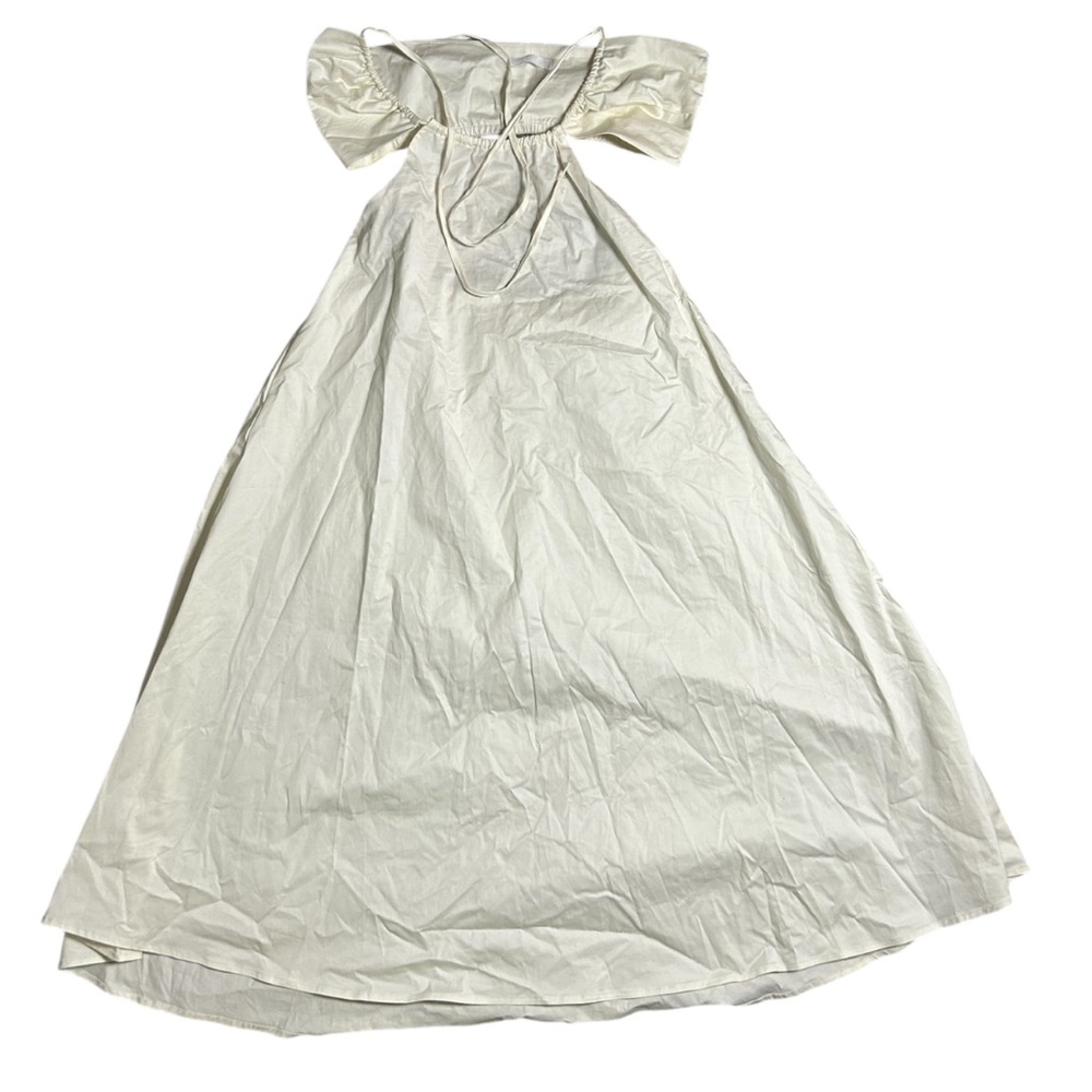 LBV Cotton Halter Dress In Ivory Size XS - Picture 4 of 9
